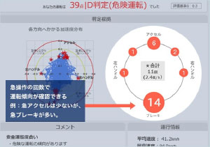 評価ポイントグラフ