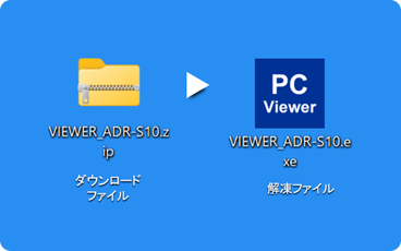 01.ビューワをダウンロード・解凍する